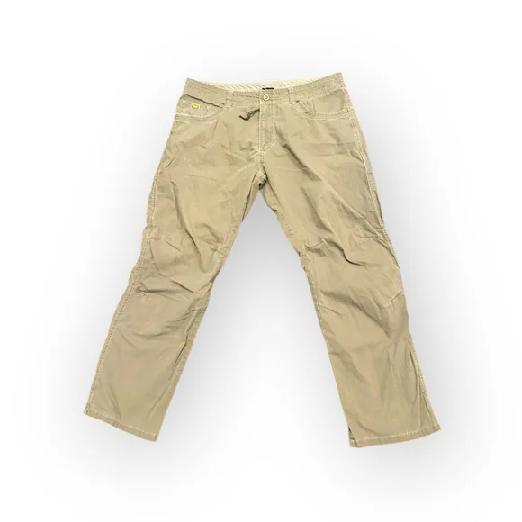 KÜHL Mens Revolvr Vintage Patina Dye Pants Men’s 38x32 Hiking Outdoor Khaki - Picture 1 of 10
